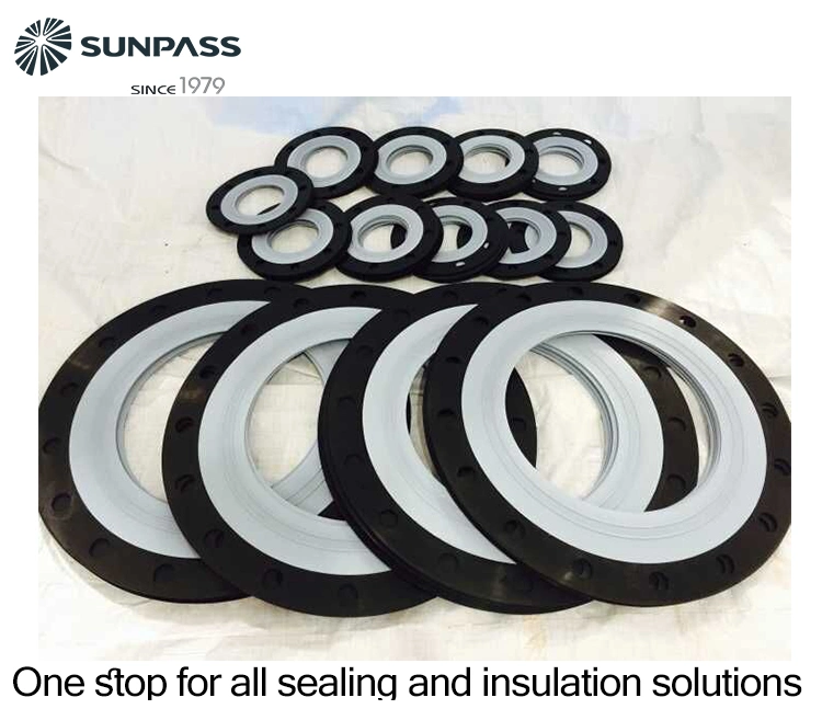 Low Price Wear Resistance PTFE Seal Ring Flange Insulation Kit Gasket Compressor Gasket Kit Excellent Resistance Long Service Life High Quality