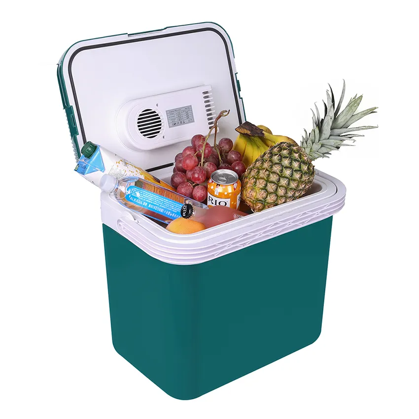 휴대용 12V 자동차 냉동고 냉장고 32 리터 압축기 12/24V DC 110~240V AC, 트럭 RV용